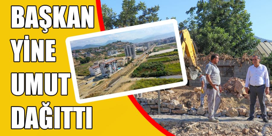 BAŞKAN YİNE UMUT DAĞITTI
