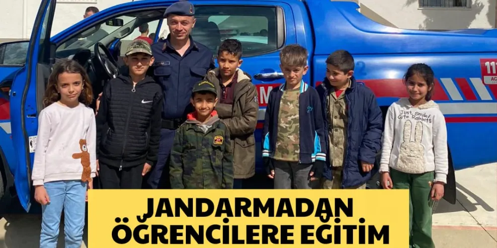 JANDARMADAN ÖĞRENCİLERE EĞİTİM