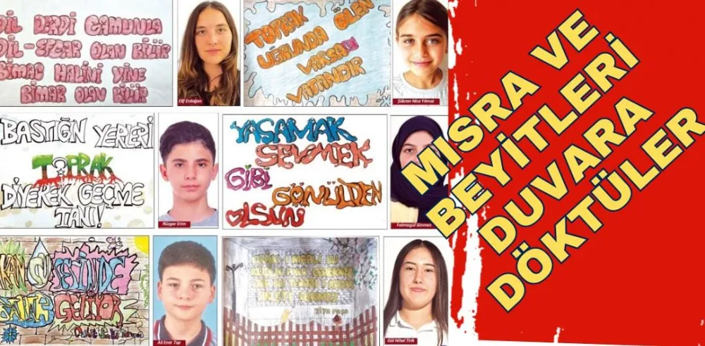 MISRA VE BEYİTLERİ DUVARA DÖKTÜLER