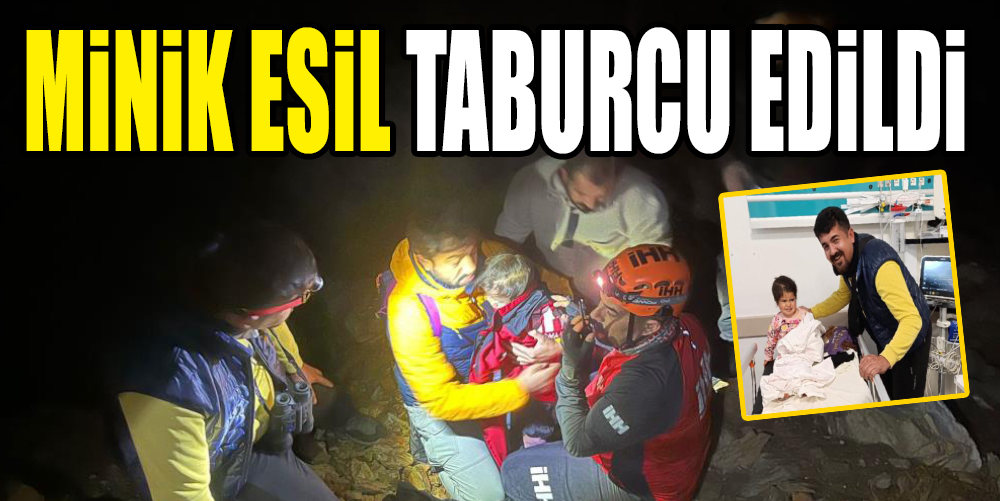 MİNİK ESİL TABURCU EDİLDİ
