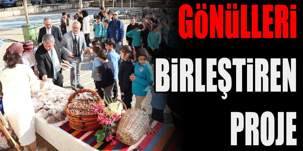 “ÜRETİYORUM VE PAYLAŞIYORUM” PROJESİYLE GÖNÜLLER BİRLEŞTİ