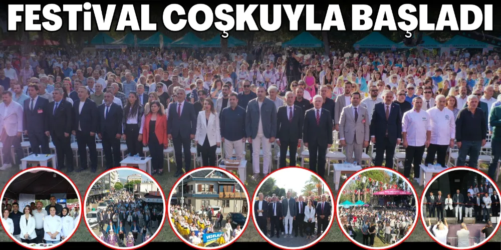 FESTİVAL COŞKUYLA BAŞLADI