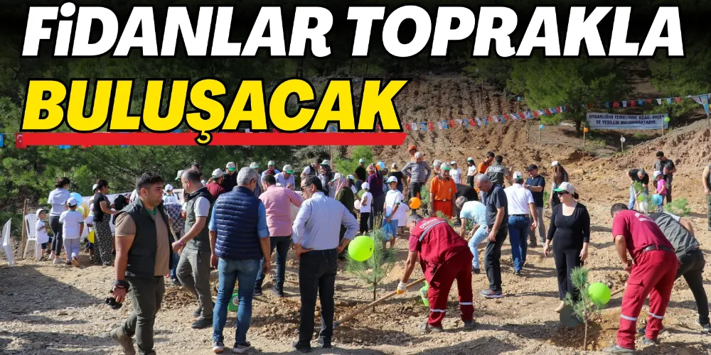 FİDANLAR TOPRAKLA BULUŞACAK