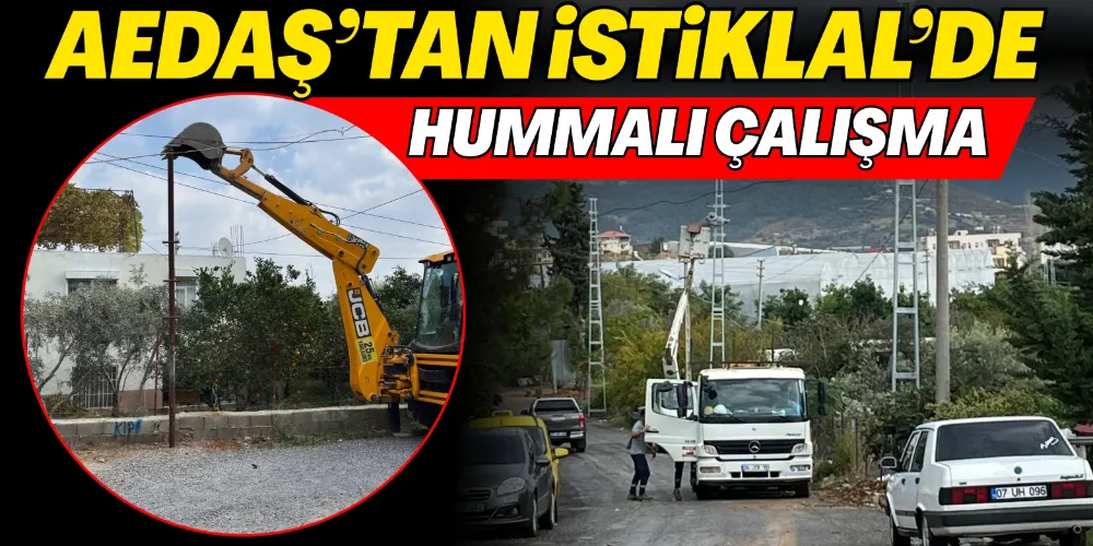 İSTİKLAL’DE ELEKTRİK ÇALIŞMASI