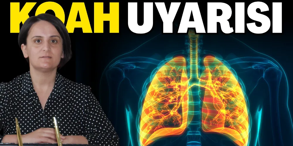 ÇELİK’TEN KOAH UYARISI