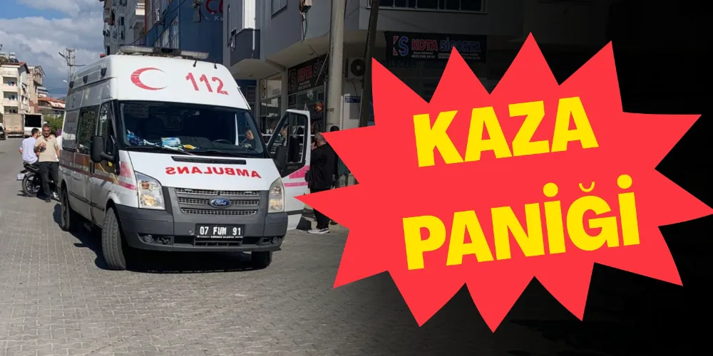 ARACA ÇARPMAMAK İÇİN KAZA YAPTI