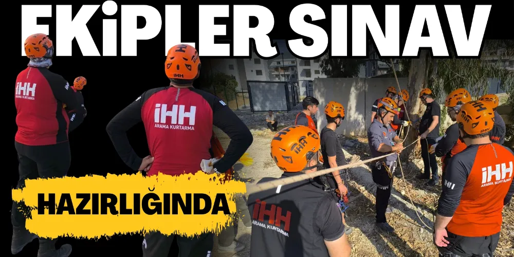 EKİPLER SINAV HAZIRLIĞINDA