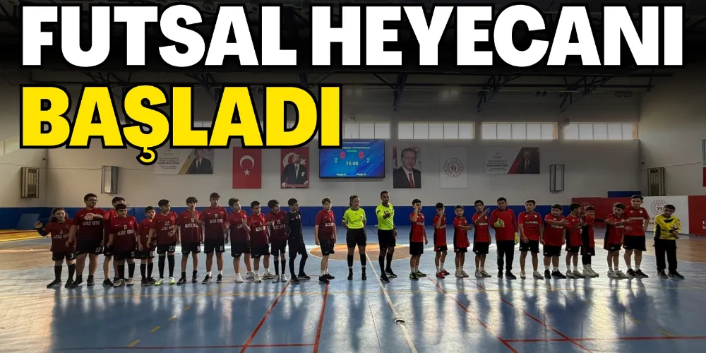 FUTSAL MÜSABAKALARI BAŞLADI