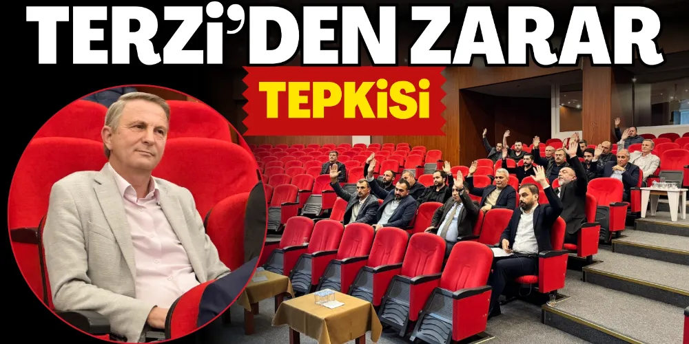 TERZİ’DEN ZARAR TEPKİSİ