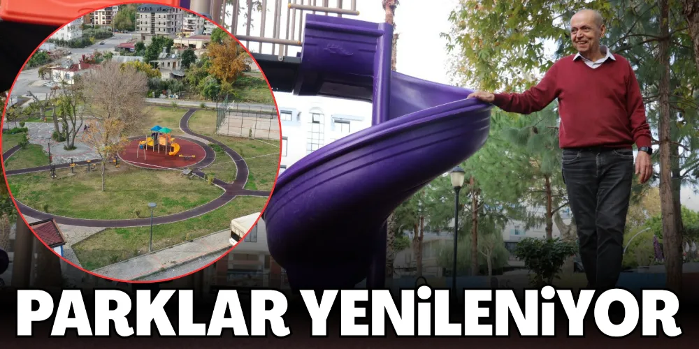 ÇOCUK PARKLARI YENİLENİYOR