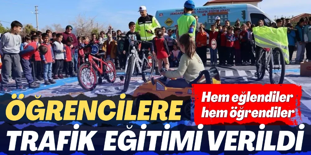 GAZİPAŞA’DA ÖĞRENCİLER TRAFİK BİLİNCİYLE YETİŞİYOR