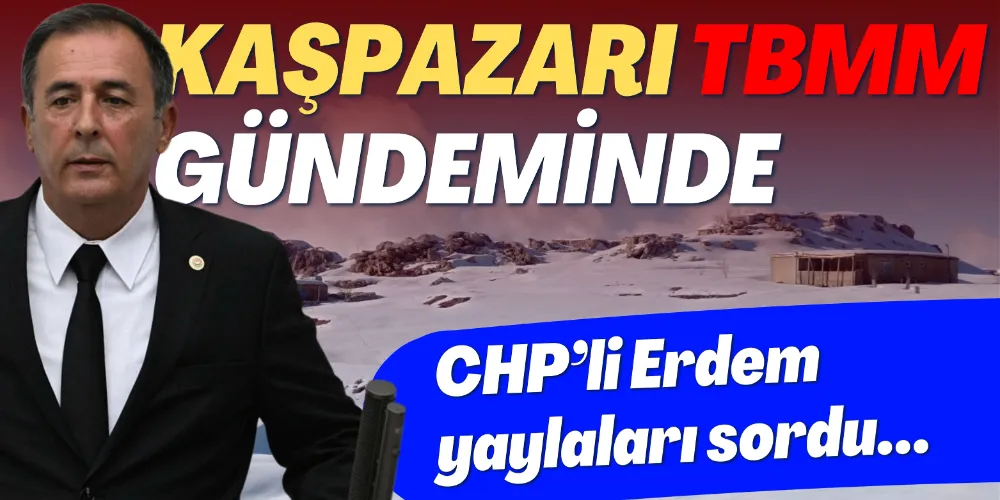 KAŞPAZARI TBMM GÜNDEMİNDE