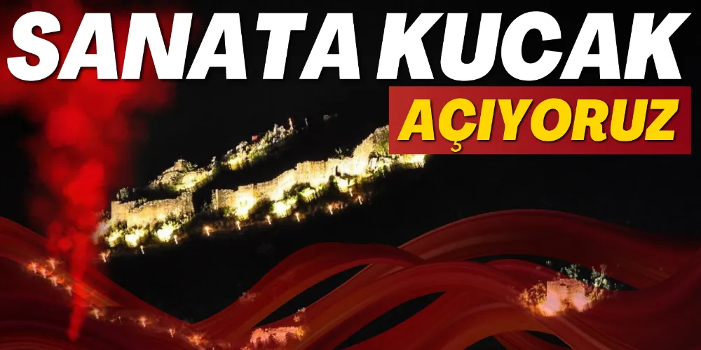 GAZİPAŞA SANATA KUCAK AÇIYOR