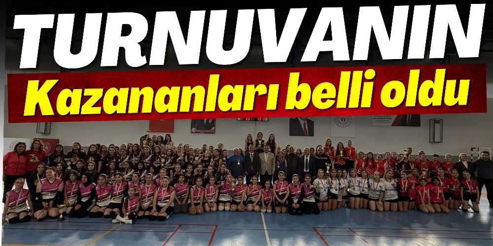 TURNUVANIN KAZANANLARI BELLİ OLDU