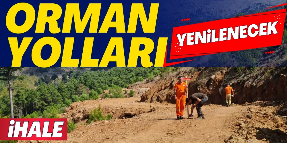 GAZİPAŞA’DA ORMAN YOLLARI YENİLENECEK