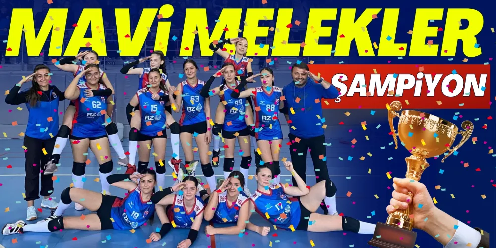 “MAVİ MELEKLER” YENİDEN ŞAMPİYON 