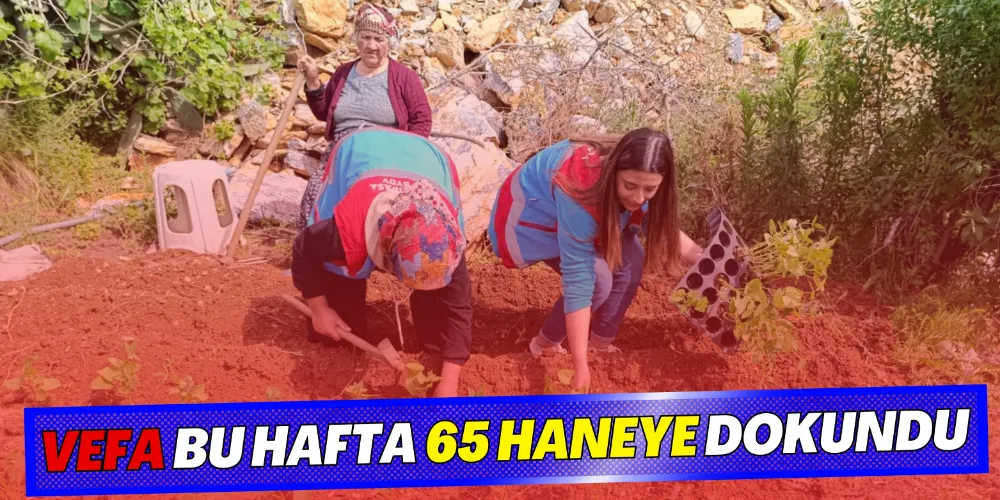 VEFA BU HAFTA 65 HANEYE DOKUNDU