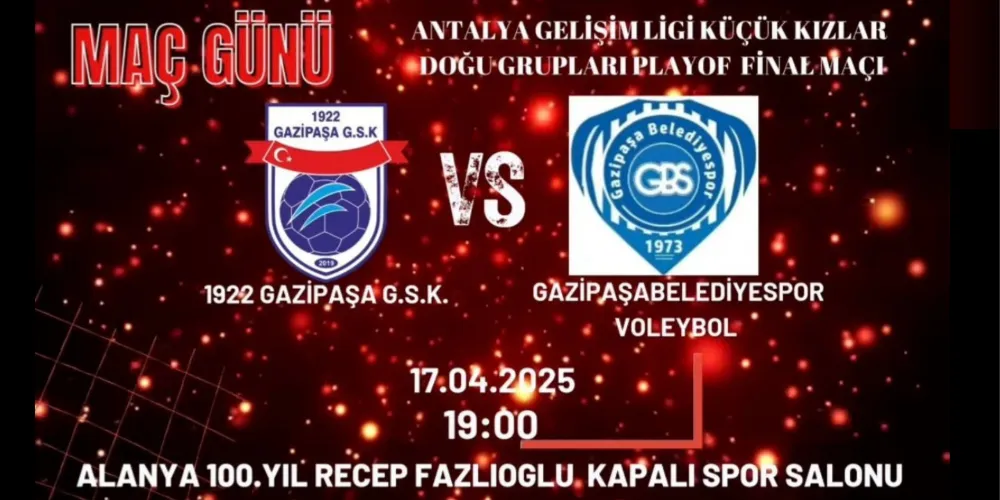 PLAY-OFF FİNALLERİNDE 2 GAZİPAŞA TAKIMI MÜCADELE EDECEK