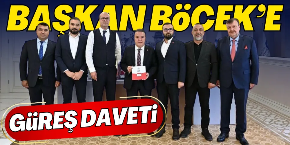 BAŞKAN BÖCEK’E GÜREŞ DAVETİ