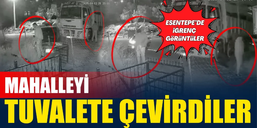 MAHALLE TUVALETE DÖNDÜ