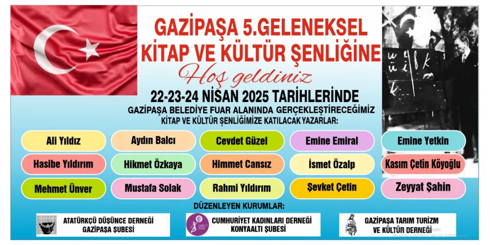 KİTAP VE KÜLTÜR ŞENLİĞİNE GERİ SAYIM BAŞLADI