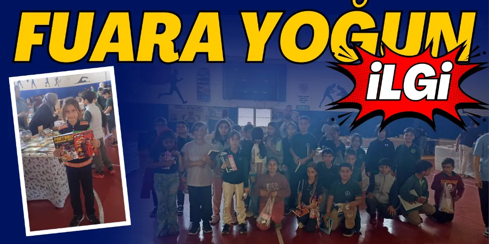 KİTAP FUARI’NA ÖĞRENCİLERDEN YOĞUN İLGİ