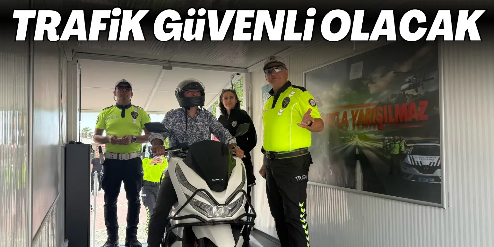 GAZİPAŞA’DA TRAFİK DAHA GÜVENLİ OLACAK 