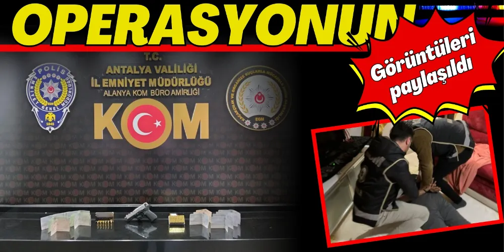 OPERASYONUN GÖRÜNTÜLERİ PAYLAŞILDI