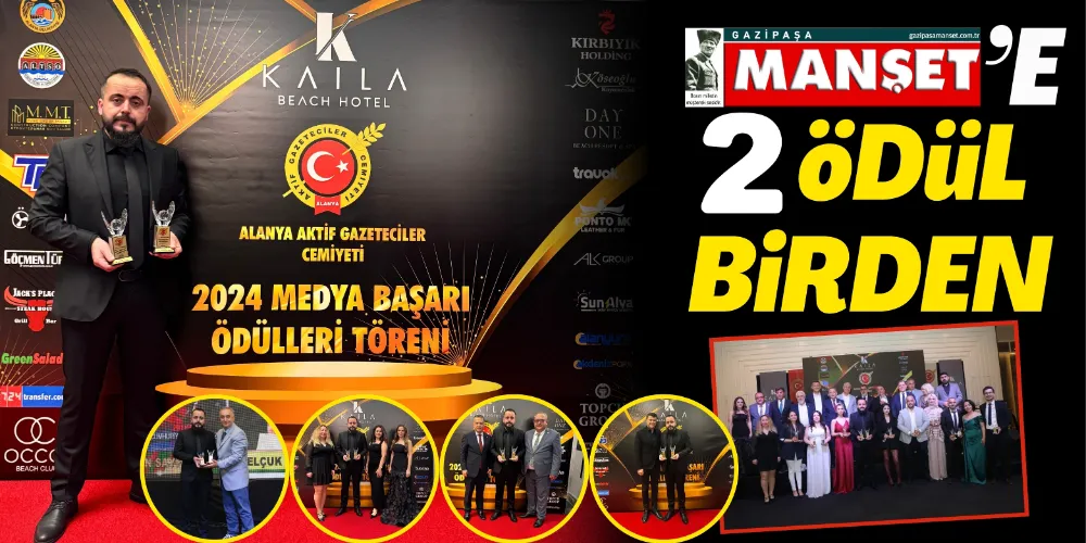 MANŞET’E 2 ÖDÜL BİRDEN 