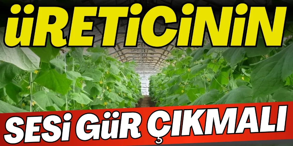 ÜRETİCİNİN SESİ GÜR ÇIKMALI 