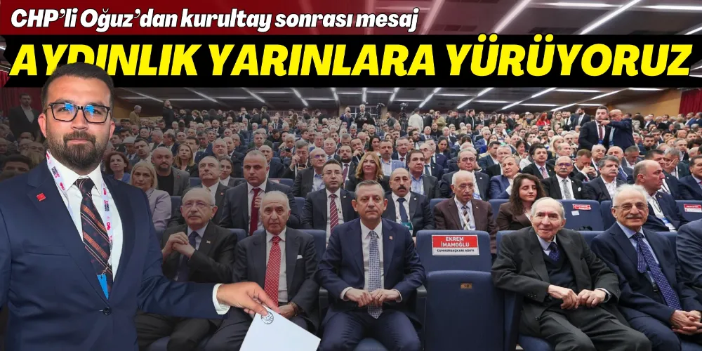 “AYDINLIK YARINLARA YÜRÜYORUZ”