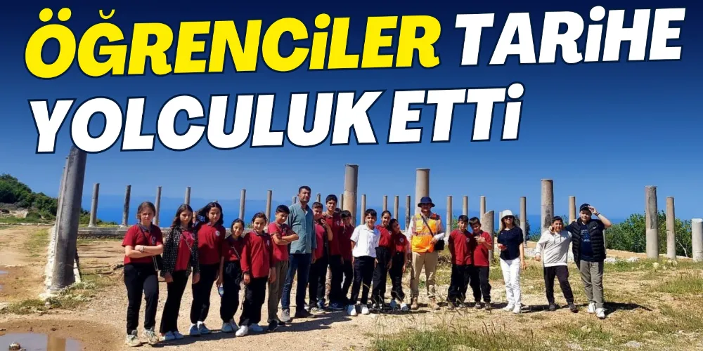 ÖĞRENCİLER TARİHE YOLCULUK ETTİ 
