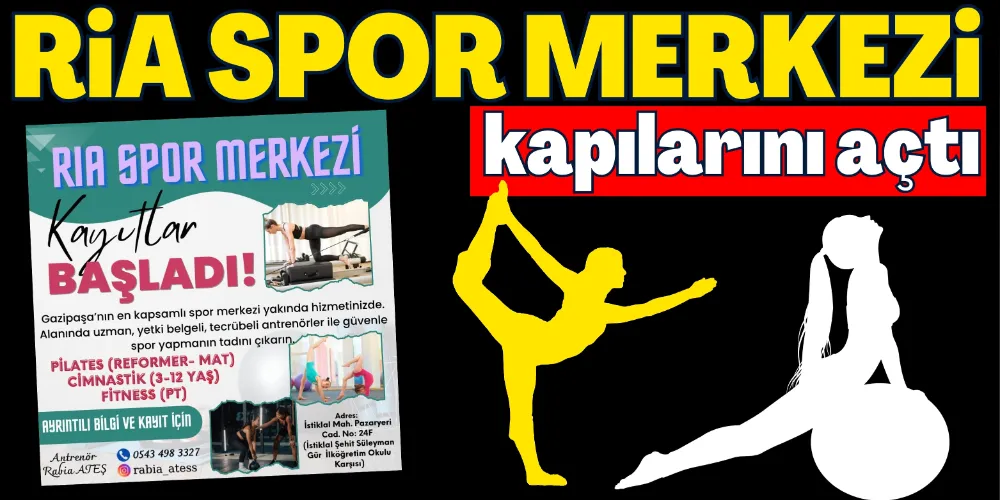 RİA SPOR MERKEZİ KAPILARINI AÇTI