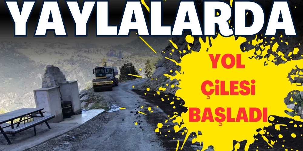 YAYLADA YOL ÇİLESİ BAŞLADI