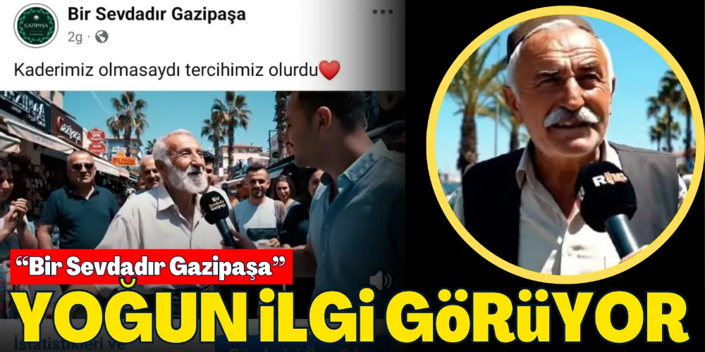 GAZİPAŞA’NIN YAPAY ZEKA RÖPORTAJLARI BEĞENİ TOPLUYOR
