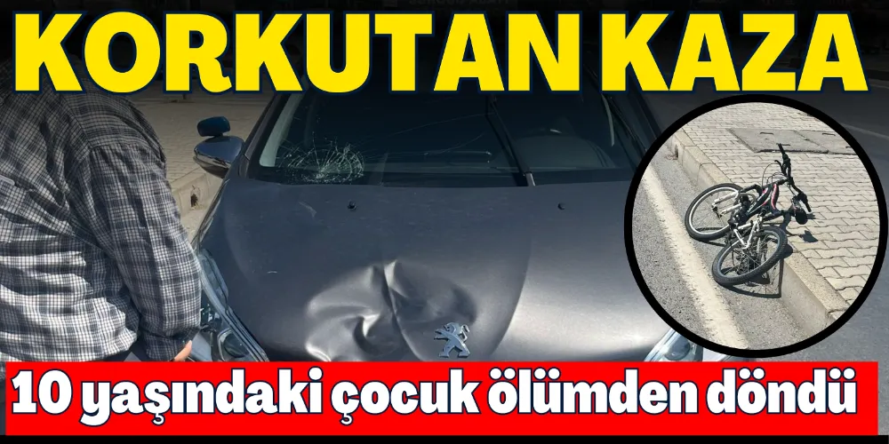 SÜRÜCÜ KURSU ARACIYLA BİSİKLET ÇARPIŞTI: 1 YARALI