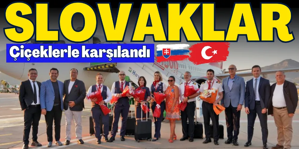 ÇİÇEKLERLE KARŞILANDILAR