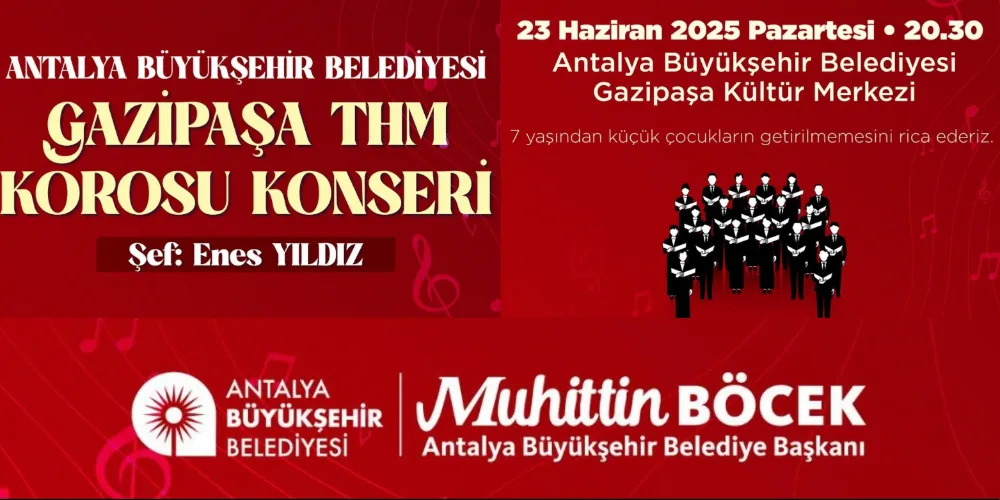 THM KOROSU GAZİPAŞA’DA SAHNE ALACAK