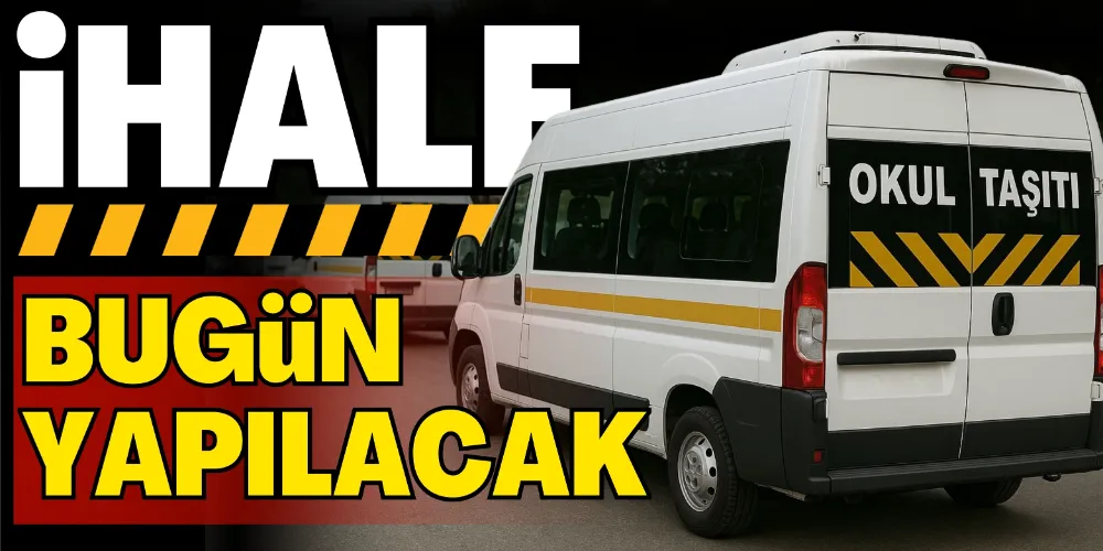 İHALE BUGÜN YAPILACAK