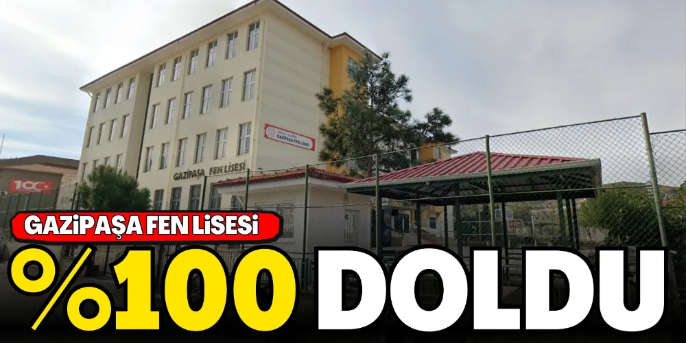 FEN LİSESİ YÜZDE 100 DOLDU