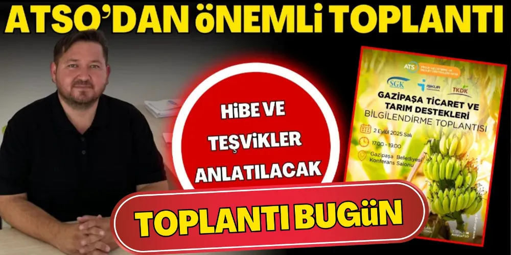 HİBE VE TEŞVİKLER BUGÜN ANLATILACAK