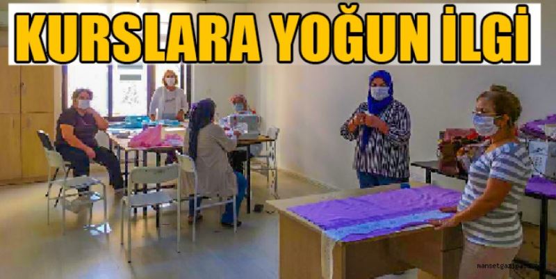ASMEK’İN KURSLARI İLGİ GÖRÜYOR