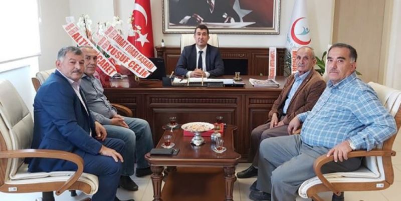 BAŞHEKİM ÇELİK’E ‘HAYIRLI OLSUN’ ZİYARETİ