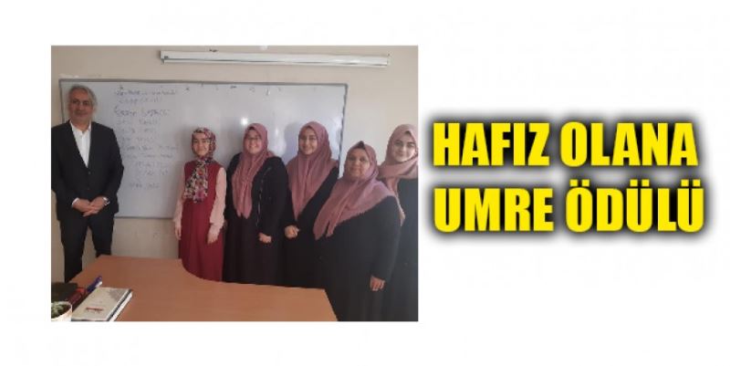 HAFIZ OLANA UMRE ÖDÜLÜ