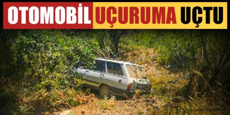 OTOMOBİL UÇURUMA UÇTU
