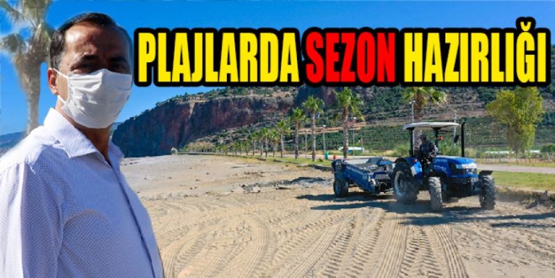 SAHİLLER SEZONA HAZIRLANIYOR