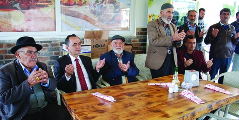 YILMAZ VE EKİBİ AYDINLIOĞLU’NA KONUK OLDU